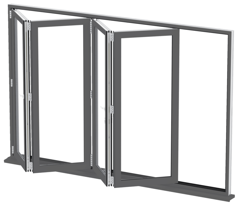 aluminium bi fold doors anthracite grey simply trade
